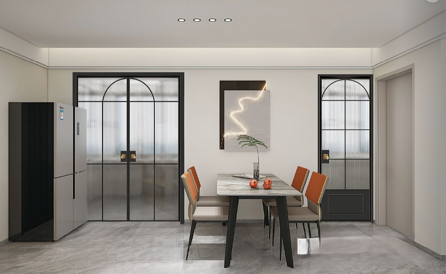 Arcadia Double Glass Doors