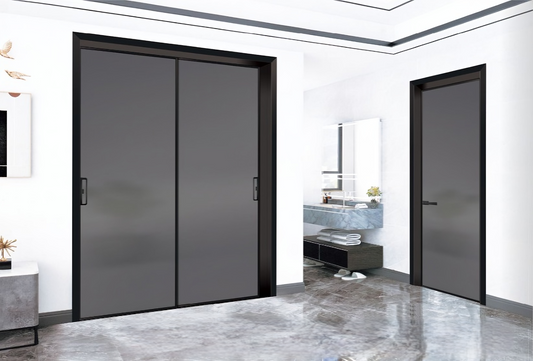 Blackout Double Sliding Doors