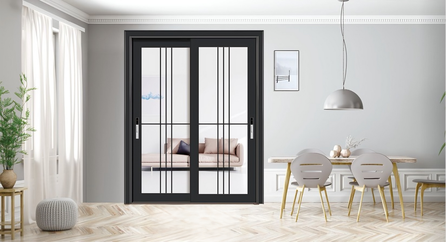 Bold Frame Double Doors